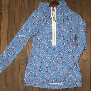 LIlly Pulitzer Summer half zip